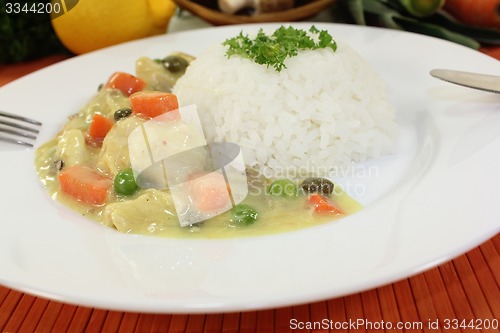 Image of Chicken fricassee with carrots