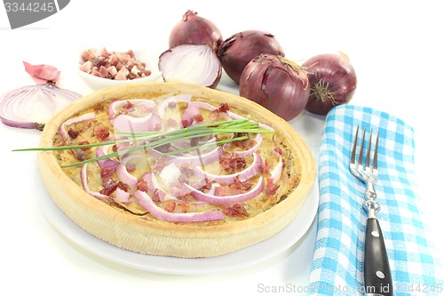 Image of Onion tart with bacon