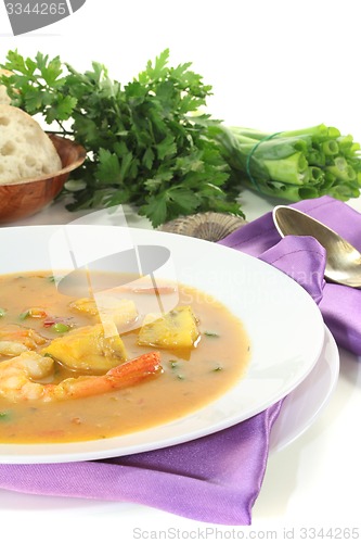 Image of delicious bouillabaisse