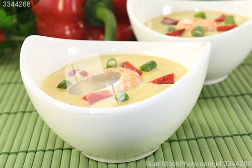 Image of Curry Soup with shrimp