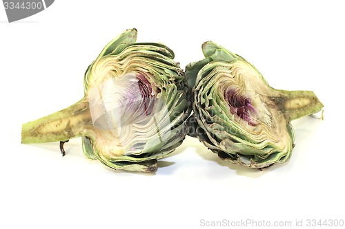 Image of sliced artichoke