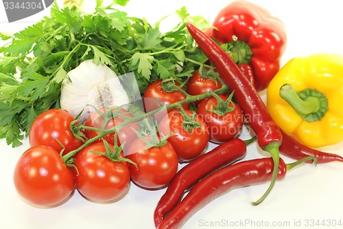 Image of fresh Mediterranean vegetables