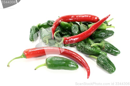 Image of Pimientos with hot peppers