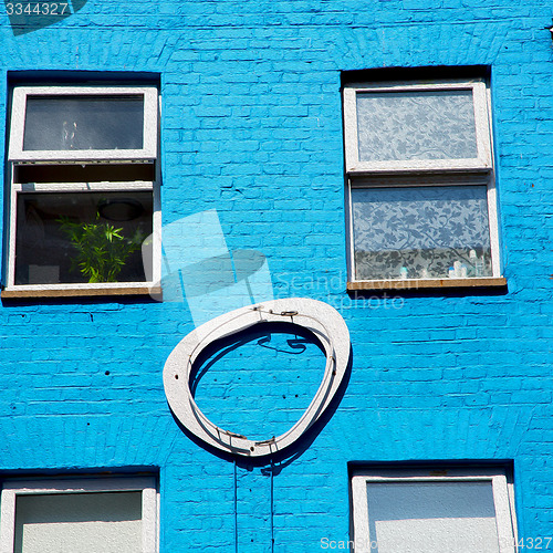 Image of exterior old architecture in england london europe wall and hist