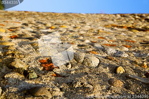 Image of old  milan      in italy church     abstract  background  stone