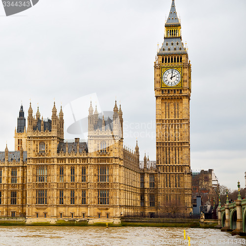 Image of exterior old architecture in england london europe wall and hist