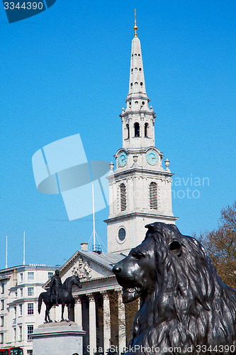 Image of old architecture in england london europe wall and history