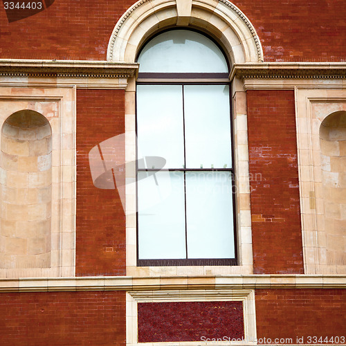 Image of exterior old architecture in england london europe wall and hist