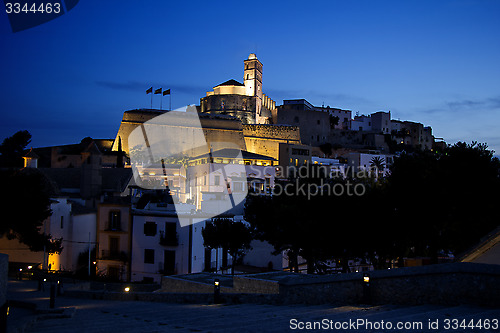 Image of Ibiza in night