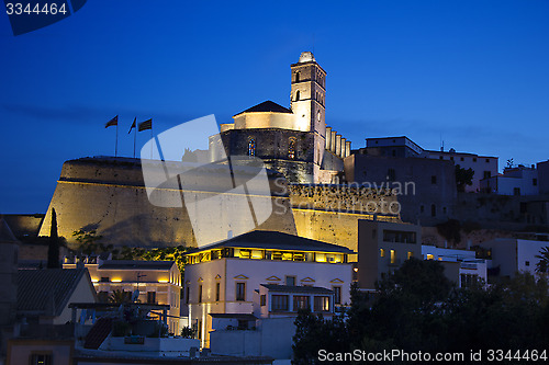 Image of Ibiza in night