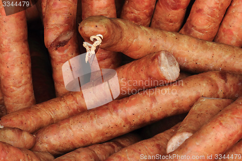 Image of sausages background