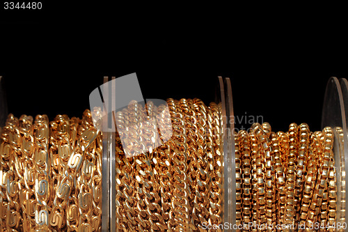 Image of gold chains 