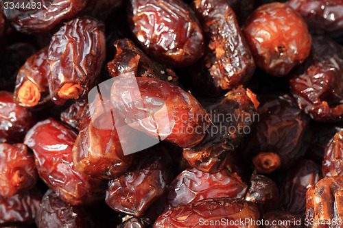 Image of dried dates fruit background