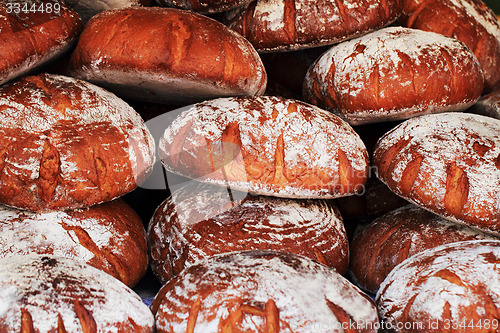 Image of fresh bread background