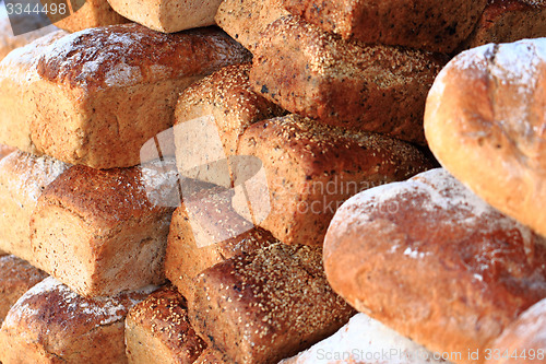 Image of fresh bread background
