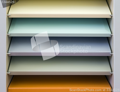 Image of Colorful Bookshelf