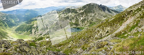Image of Hi-res panorama of Retezat Mountains, Romania, Europe