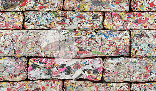 Image of Rumpled Paper Bricks