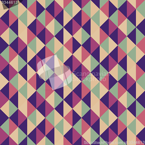 Image of Geometric triangles background. Mosaic. 