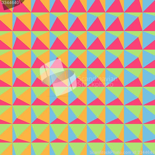 Image of Abstract 3d geometric pattern. Polygonal background. 