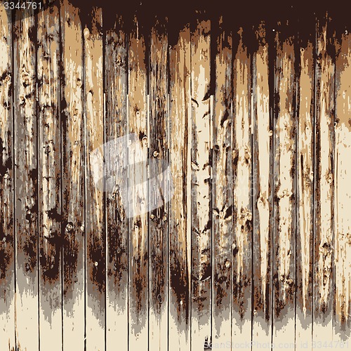 Image of Wooden texture background, Realistic plank. illustration.