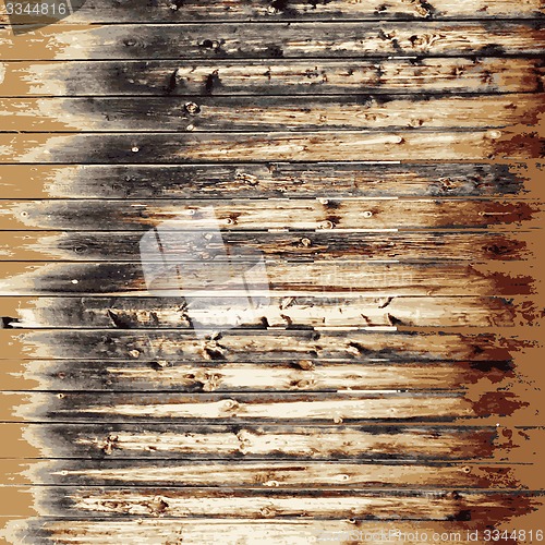 Image of Wooden texture background, Realistic plank. illustration.