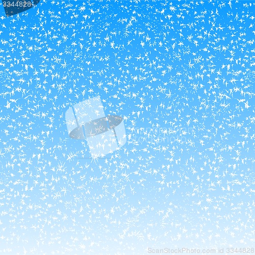 Image of Abstract Christmas background with snowflakes. 