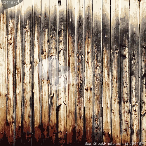 Image of Wooden texture background, Realistic plank. illustration.