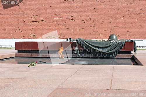 Image of Eternal Flame, Tomb Of The Unknown Soldier to Moscow. Kremlin, R