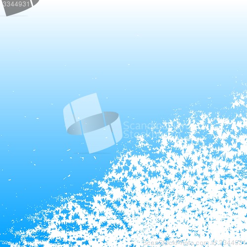 Image of Abstract Christmas background with snowflakes. Vector illustrati