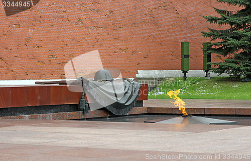 Image of Eternal Flame, Tomb Of The Unknown Soldier to Moscow. Kremlin, R