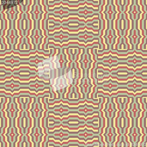 Image of Seamless pattern. Mosaic. Template for design.