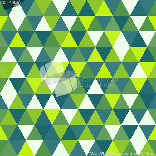 Image of Seamless geometric triangles background. Mosaic. 