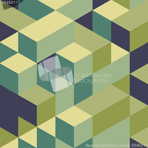 Image of Abstract geometrical 3d background. 