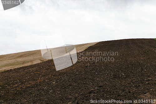 Image of plowed earth  