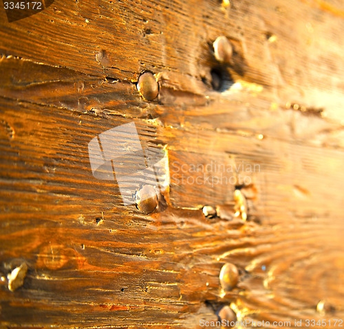 Image of abstract  house  door     in italy   column  the milano old     