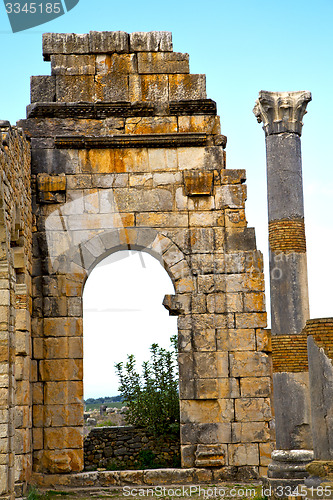 Image of   in morocco africa the old roman  