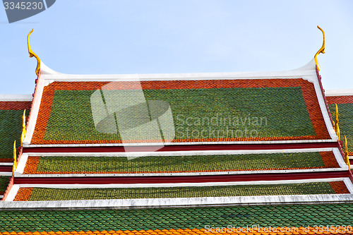 Image of bangkok in the temple  thailand abstract   palaces   asia sky an