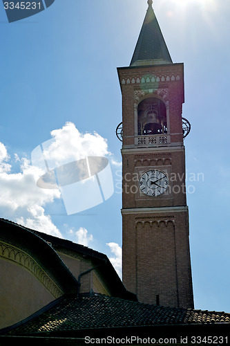 Image of  sunny day    milan   old abstract in  sun light