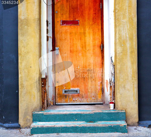 Image of notting   hill  area  in london england old suburban and antique