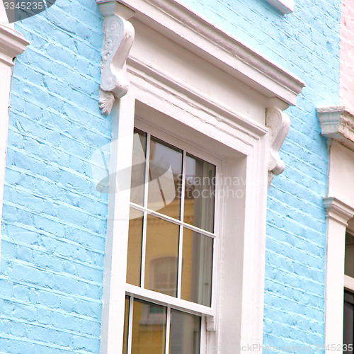 Image of notting   hill  area  in london england old suburban and antique