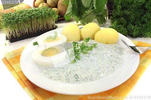 Image of Frankfurt green sauce with herbs