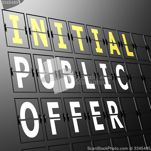 Image of Airport display initial public offering