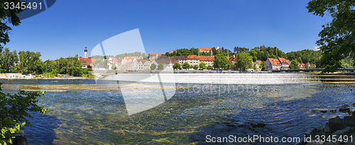 Image of Panoramic view town Landsberg am Lech