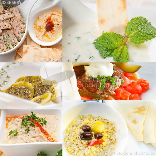 Image of middle east food collage 