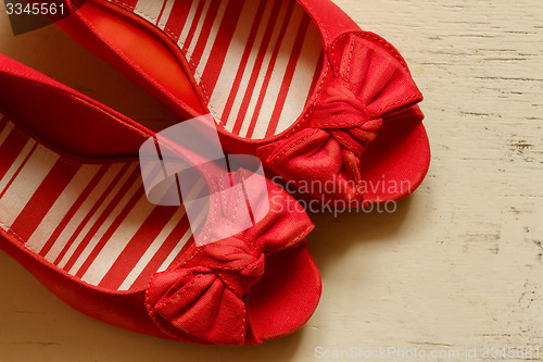 Image of Red Bow Wedges