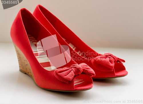 Image of Red Bow Wedges