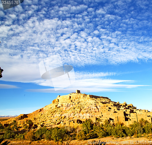 Image of africa in morocco the old contruction and the historical village