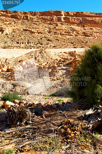 Image of in   valley  morocco  africa the atlas dry  