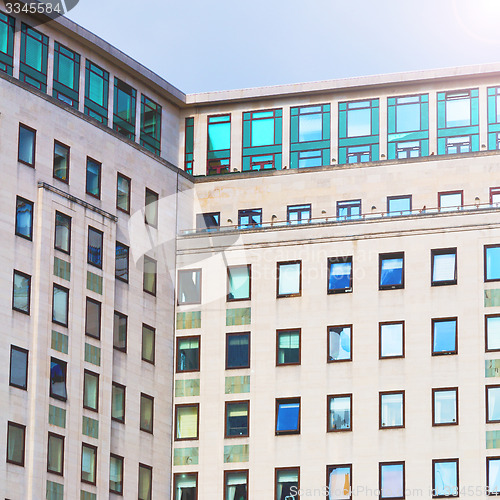 Image of windows in the city of london home and office   skyscraper  buil
